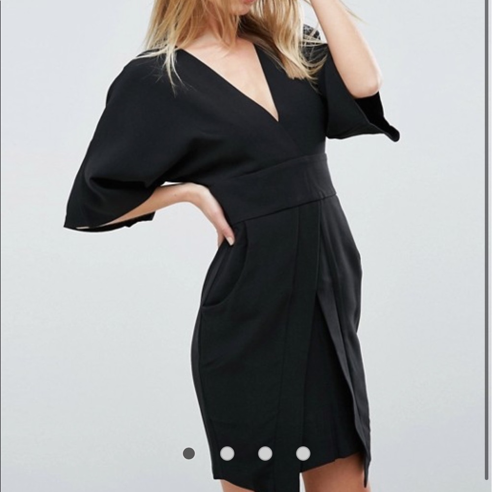 ASOS- Pocketed Mini Black Cocktail Dress